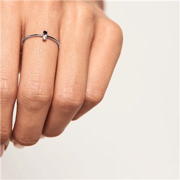 ANILLO PDPAOLA CARBON SILVER